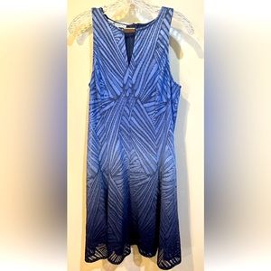 Maggy London Blue Ombré Dress